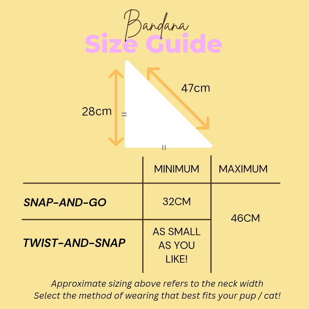 Paw-ng Paw-ng Huat Reversible Bandana